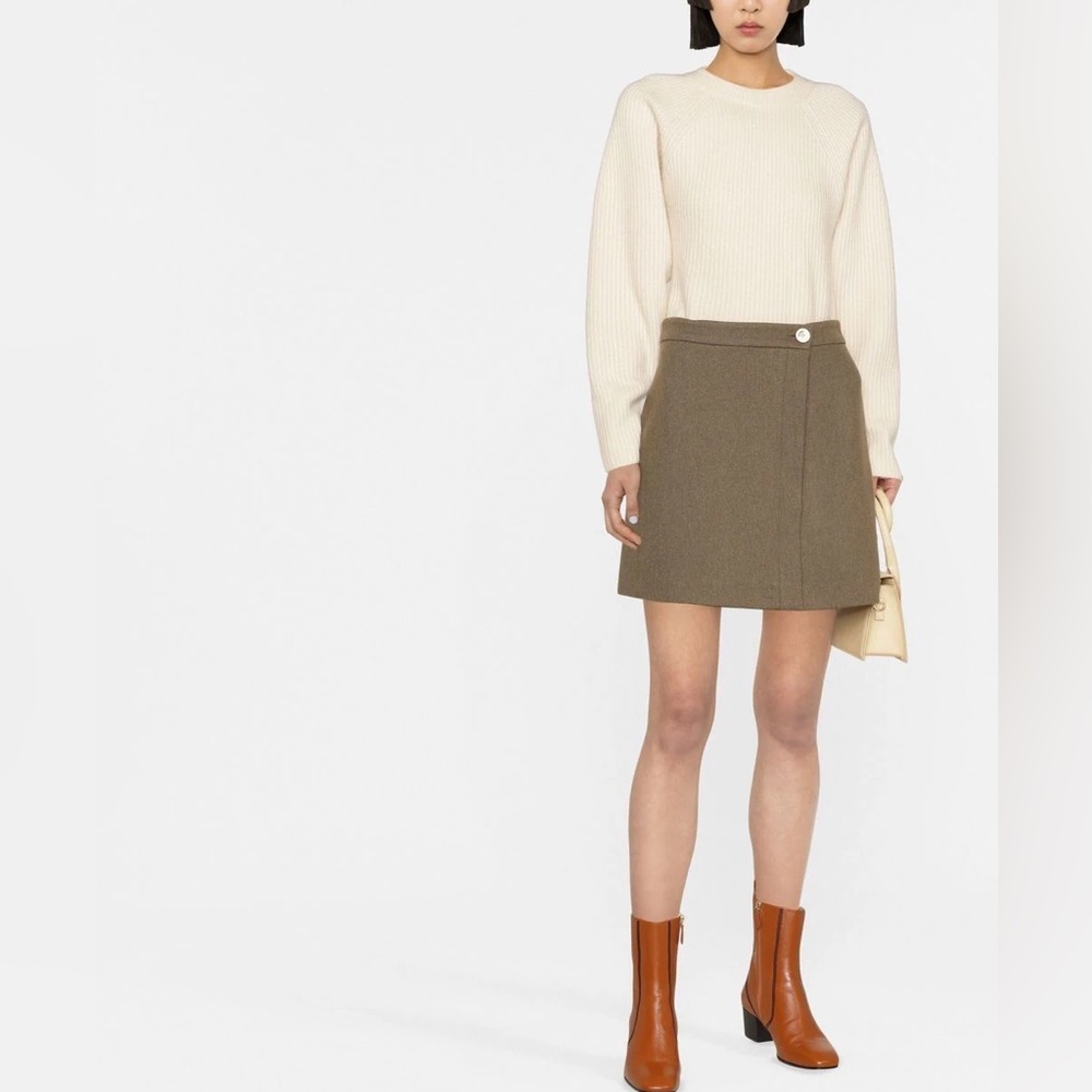 Sandro Julieta Mini Wrap‎ Skirt- size 4- NWT